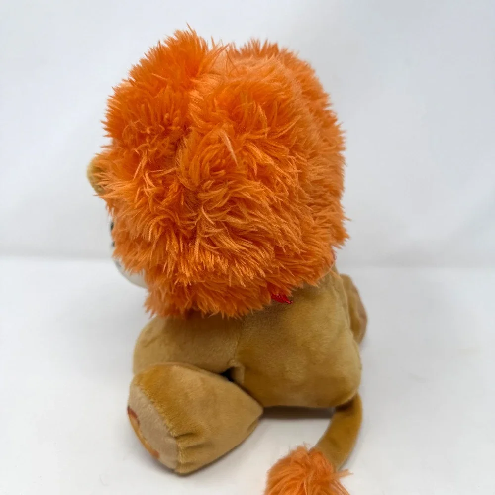 Galerie Reeses Lion Plush Orange Heart Shaped Mane Stuffed Animal Toy 11 Inch